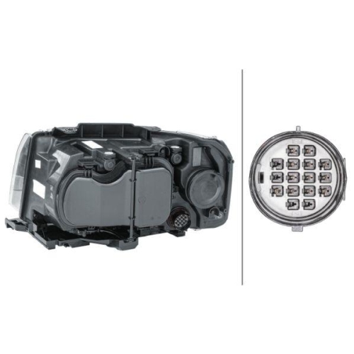 Hauptscheinwerfer Hella 1EJ 354 813-041 f&uuml;r Land Rover Rechts