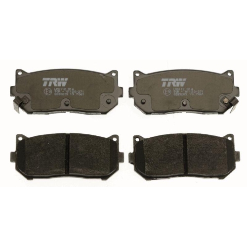 Bremsbelagsatz Scheibenbremse Trw GDB3203 Cotec f&uuml;r Kia Hinterachse