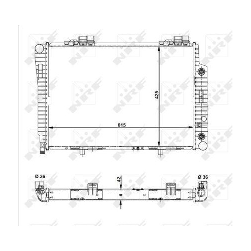 K&uuml;hler Motork&uuml;hlung Nrf 51281 Easy Fit f&uuml;r Mercedes Benz Mercedes Benz