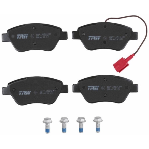 Bremsbelagsatz Scheibenbremse Trw GDB1482 Cotec f&uuml;r Alfa Romeo Citro&euml;n Fiat