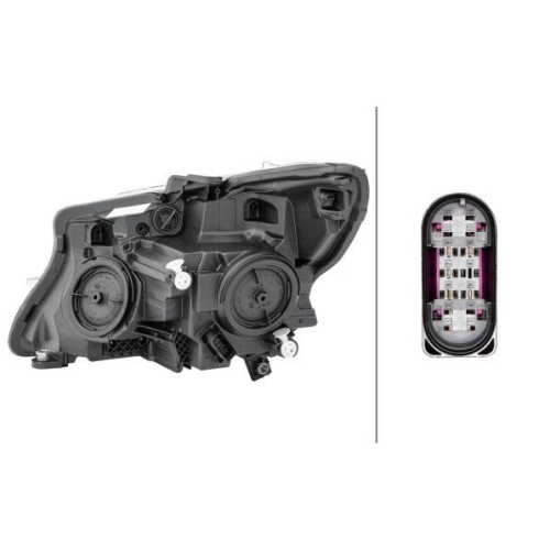 Hauptscheinwerfer Hella 1EL 011 284-521 für Mercedes Benz Mercedes Benz Rechts