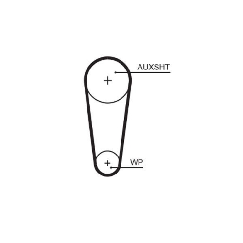Wasserpumpe + Zahnriemensatz Gates KP15682XS-1 Powergrip&trade; f&uuml;r