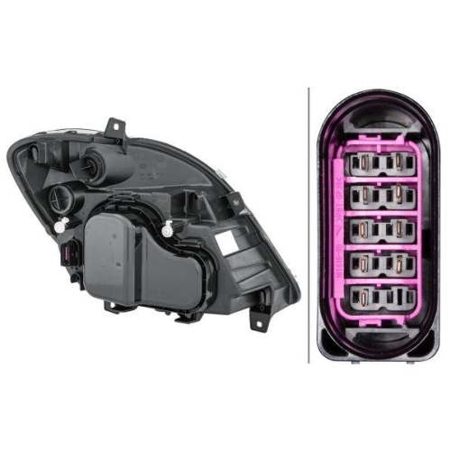 Hauptscheinwerfer Hella 1EB 247 012-011 für Mercedes Benz Mercedes Benz Links