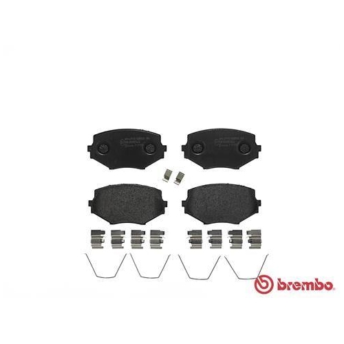 Bremsbelagsatz Scheibenbremse Brembo P49020 Prime Line f&uuml;r Mazda Mitsubishi