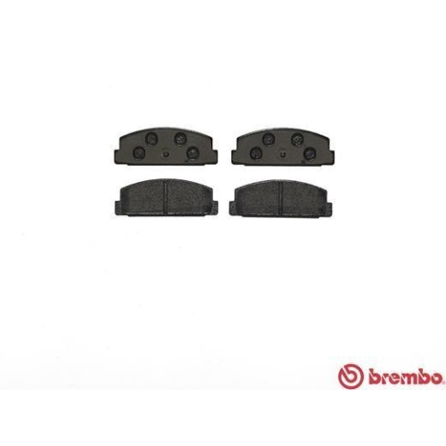 Bremsbelagsatz Scheibenbremse Brembo P49036 Prime Line f&uuml;r Mazda Faw Hinterachse