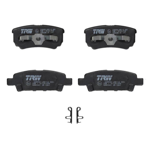 Bremsbelagsatz Scheibenbremse Trw GDB3341 Cotec f&uuml;r Chrysler Dodge Mitsubishi