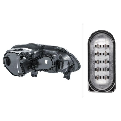 Hauptscheinwerfer Hella 1EE 010 203-011 für VW Links