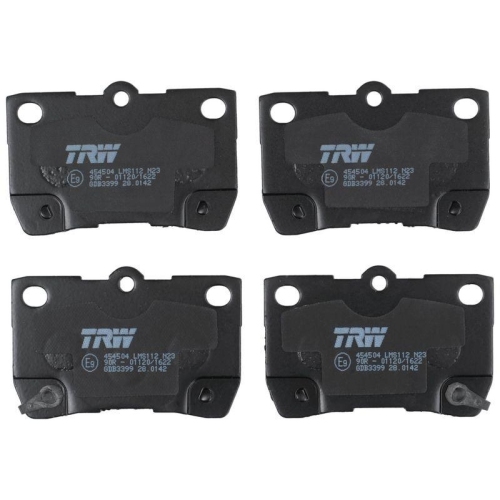 Bremsbelagsatz Scheibenbremse Trw GDB3399 Cotec f&uuml;r Toyota Lexus Hinterachse