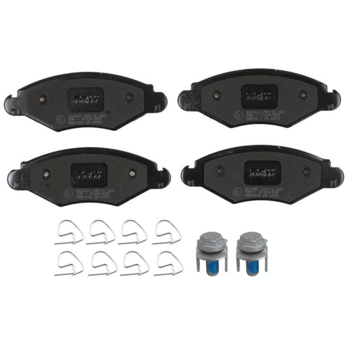 Bremsbelagsatz Scheibenbremse Trw GDB1500 Cotec f&uuml;r Citro&euml;n Peugeot Vorderachse