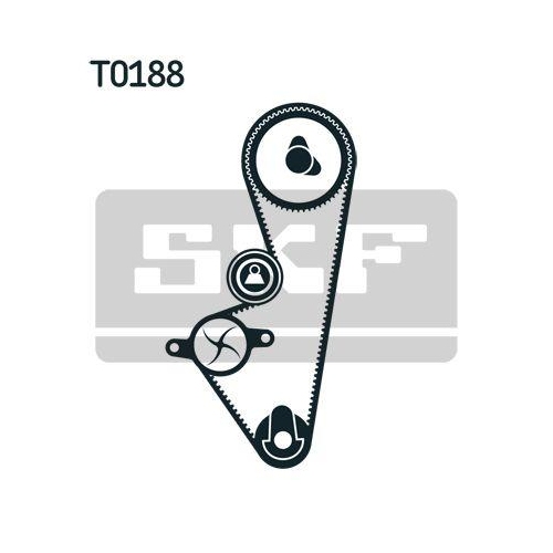 Zahnriemensatz Skf VKMA 03253 für Citroën Fiat Peugeot