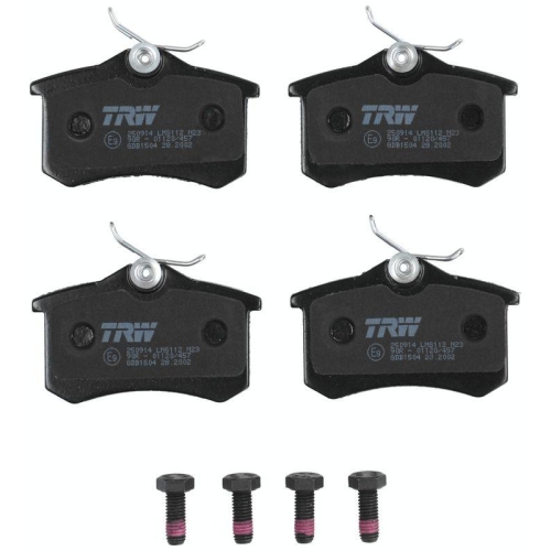 Bremsbelagsatz Scheibenbremse Trw GDB1504 Cotec f&uuml;r Seat Skoda VW Citro&euml;n Fiat