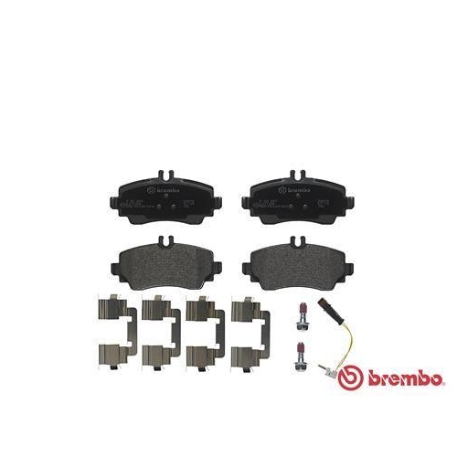 Bremsbelagsatz Scheibenbremse Brembo P50047 Prime Line f&uuml;r Mercedes Benz