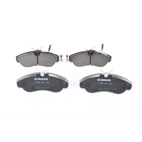 Bremsbelagsatz Scheibenbremse Bosch 0986424031 f&uuml;r Alfa Romeo Citro&euml;n Daf Fiat