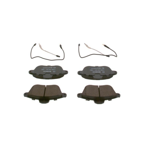 Bremsbelagsatz Scheibenbremse Bosch 0986460951 f&uuml;r Citro&euml;n Peugeot Vorderachse
