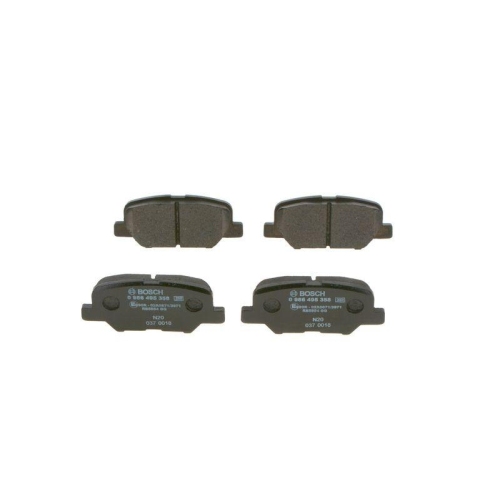 Bremsbelagsatz Scheibenbremse Bosch 0986495358 f&uuml;r Citro&euml;n Mazda Mitsubishi