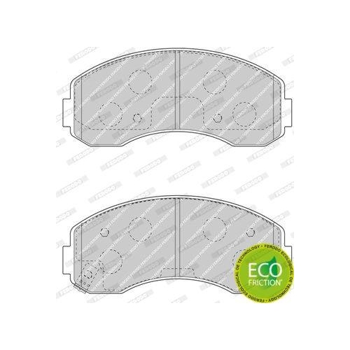 Bremsbelagsatz Scheibenbremse Ferodo FDB4567 Premier Eco Friction f&uuml;r Kia