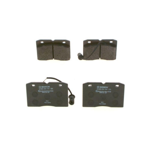 Bremsbelagsatz Scheibenbremse Bosch 0986424144 f&uuml;r Daf Iveco Vorderachse
