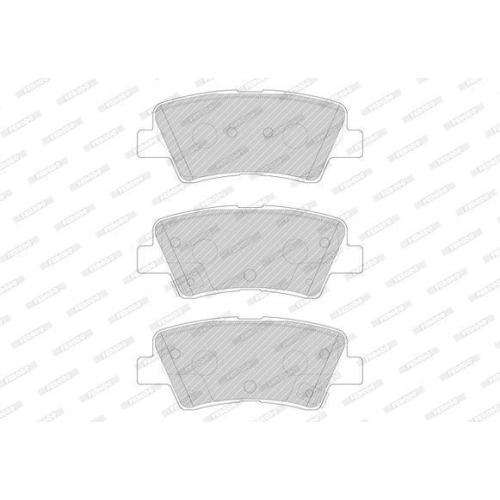 Bremsbelagsatz Scheibenbremse Ferodo FDB4833 Premier f&uuml;r Ssangyong Hyundai Kia