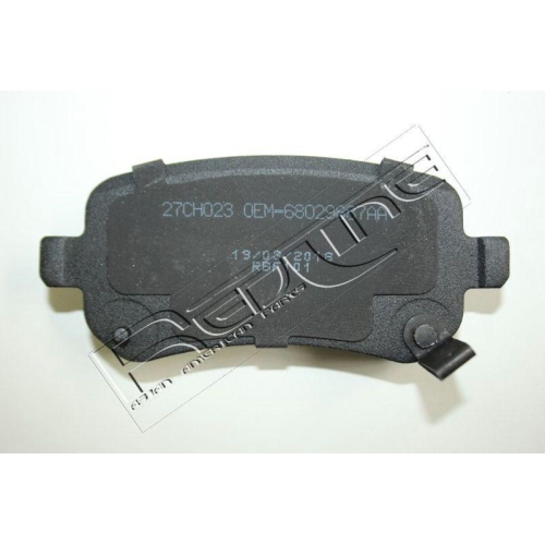 Bremsbelagsatz Scheibenbremse Red-line 27CH023 f&uuml;r Chrysler Fiat Hinterachse