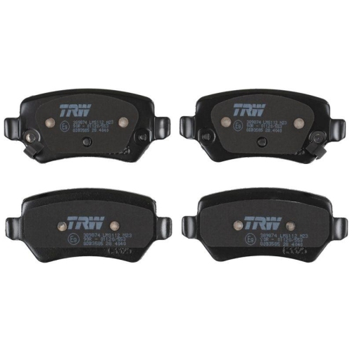 Bremsbelagsatz Scheibenbremse Trw GDB3585 f&uuml;r Kia Hinterachse