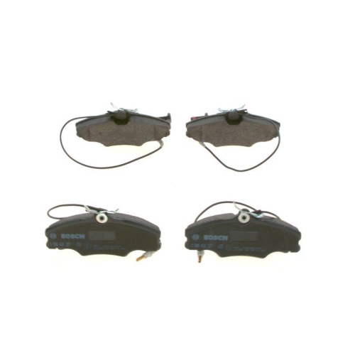 Bremsbelagsatz Scheibenbremse Bosch 0986424227 f&uuml;r Citro&euml;n Peugeot Vorderachse