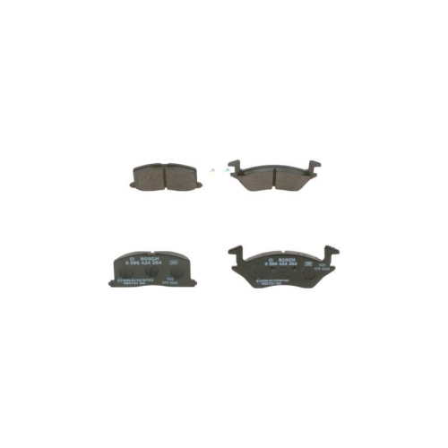 Bremsbelagsatz Scheibenbremse Bosch 0986424264 f&uuml;r Toyota Lexus Vorderachse