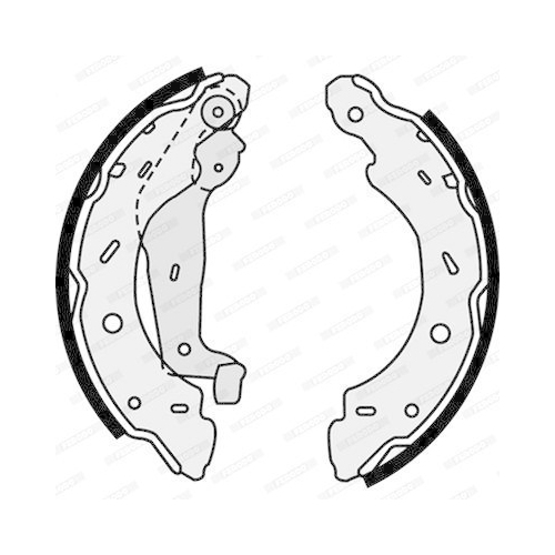 Bremsbackensatz Ferodo FSB614 Premier f&uuml;r Mercedes Benz Mercedes Benz Smart