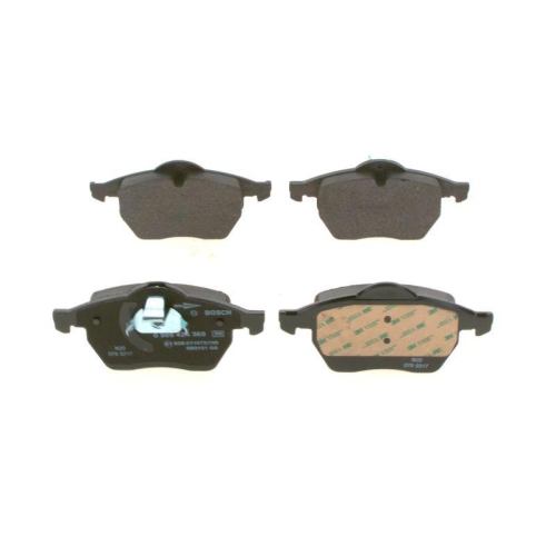 Bremsbelagsatz Scheibenbremse Bosch 0986424360 f&uuml;r Opel Saab Scania Vauxhall