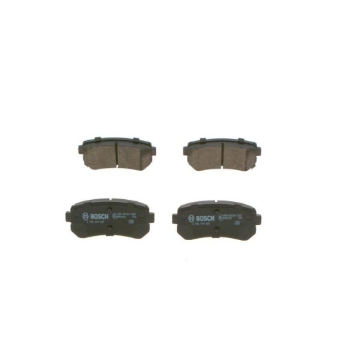 Bremsbelagsatz Scheibenbremse Bosch 0986494887 f&uuml;r Hyundai Kia Hinterachse