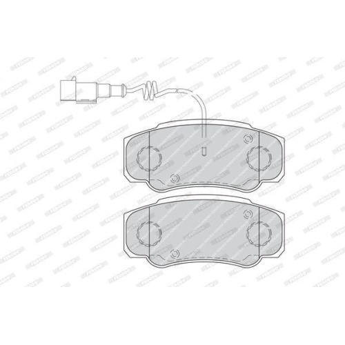 Bremsbelagsatz Scheibenbremse Ferodo FVR4054 Premier Eco Friction f&uuml;r Nissan