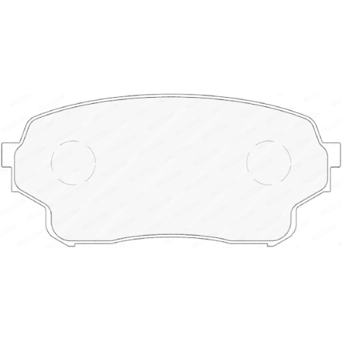 Bremsbelagsatz Scheibenbremse Ferodo FDB4077 Premier für Subaru Suzuki