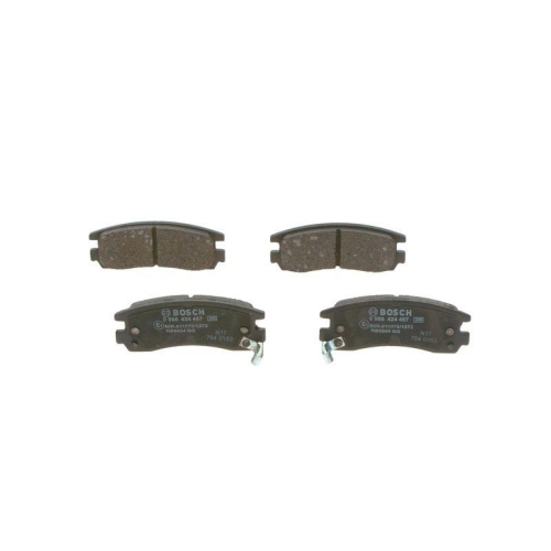Bremsbelagsatz Scheibenbremse Bosch 0986424467 f&uuml;r Opel Saab Vauxhall Chevrolet