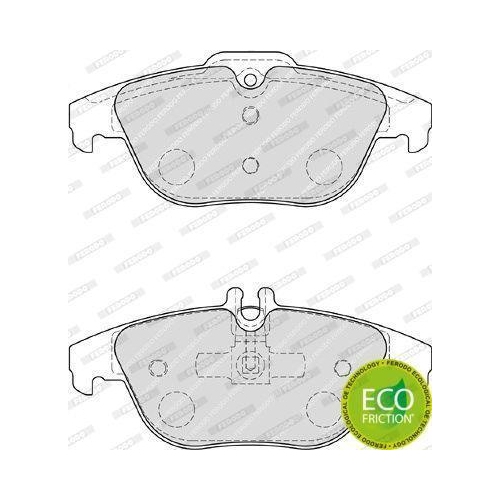 Bremsbelagsatz Scheibenbremse Ferodo FDB4220 Premier Eco Friction f&uuml;r