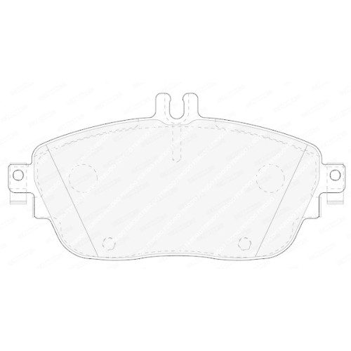 Bremsbelagsatz Scheibenbremse Ferodo FDB4245 Premier für Mercedes Benz Infiniti