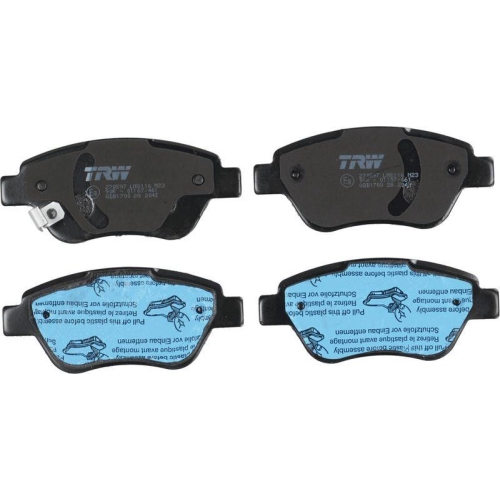 Bremsbelagsatz Scheibenbremse Trw GDB1700 Cotec f&uuml;r Vauxhall Fiat General Motors