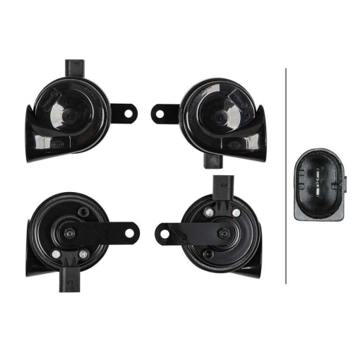 Horn Hella 3FH 012 010-021 für Audi Seat Skoda VW