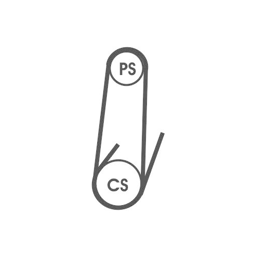 Keilrippenriemen Continental Ctam 4PK711ELAST für Ford VW