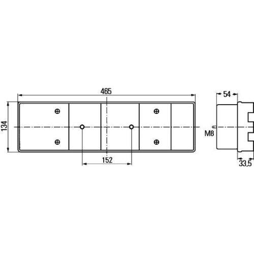 Heckleuchte Hella 2VP 008 204-101 f&uuml;r Daf Mercedes Benz Mercedes Benz Rechts