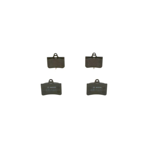 Bremsbelagsatz Scheibenbremse Bosch 0986424580 f&uuml;r Citro&euml;n Peugeot Hinterachse