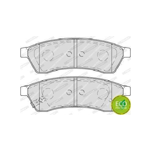 Bremsbelagsatz Scheibenbremse Ferodo FDB4305 Premier Eco Friction f&uuml;r Chevrolet