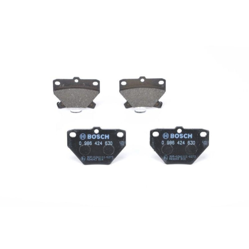 Bremsbelagsatz Scheibenbremse Bosch 0986424630 f&uuml;r Toyota Hinterachse