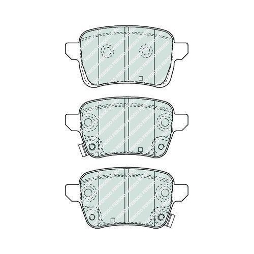 Bremsbelagsatz Scheibenbremse Ferodo FDB4879 Premier Eco Friction f&uuml;r Fiat Opel