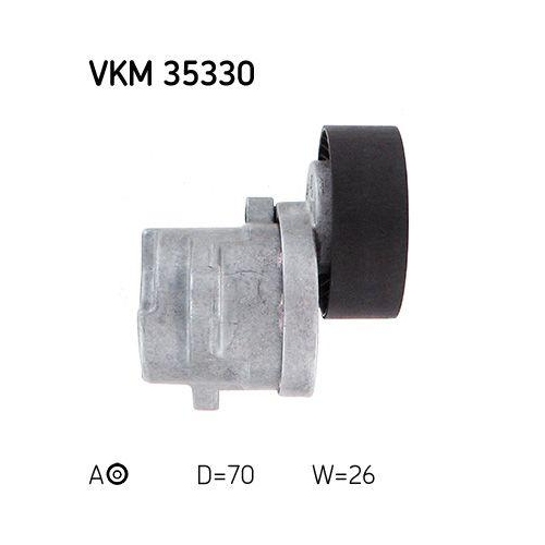 Riemenspanner Keilrippenriemen Skf VKM 35330 f&uuml;r Opel Vauxhall Chevrolet Mitte