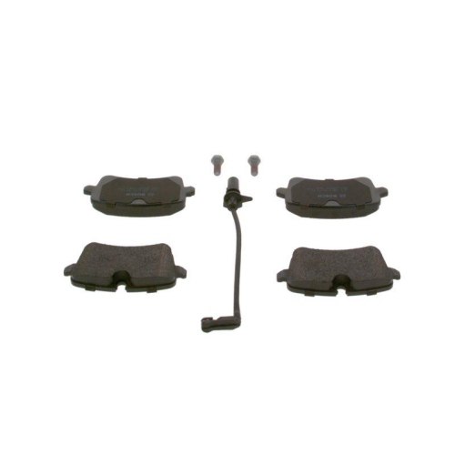 Bremsbelagsatz Scheibenbremse Bosch 0986494488 f&uuml;r Audi Porsche VW Hinterachse