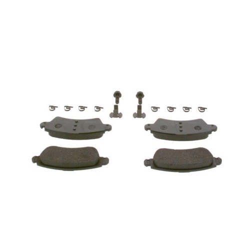 Bremsbelagsatz Scheibenbremse Bosch 0986424801 f&uuml;r Citro&euml;n Peugeot Vorderachse