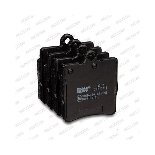 Bremsbelagsatz Scheibenbremse Ferodo FDB1311 Premier Eco Friction f&uuml;r Chrysler