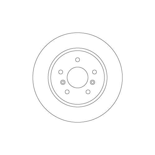 Bremsscheibe Trw DF6787 f&uuml;r Nissan Hinterachse
