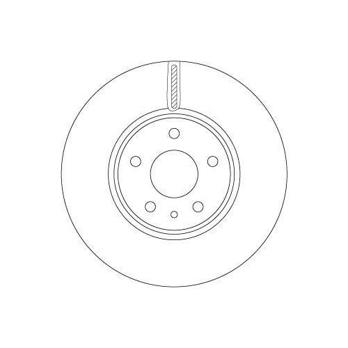 Bremsscheibe Trw DF6811 f&uuml;r Ford Ford Usa Vorderachse