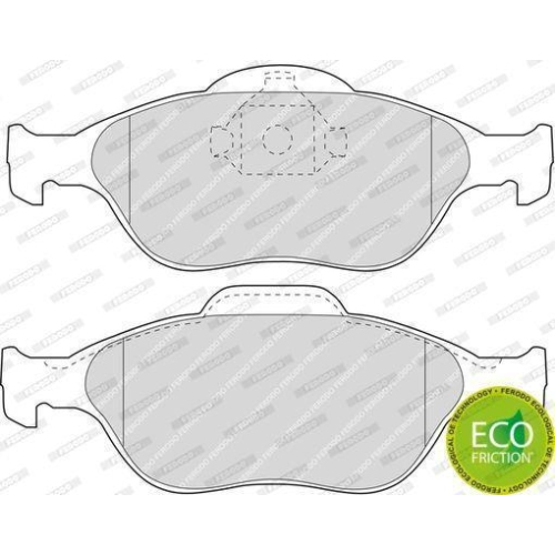 Bremsbelagsatz Scheibenbremse Ferodo FDB1394 Premier Eco Friction f&uuml;r Ford Mazda