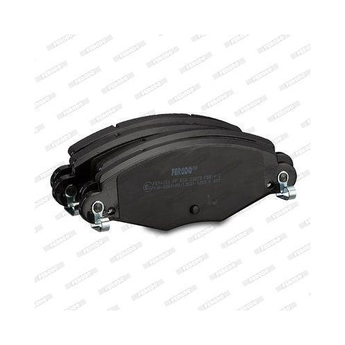 Bremsbelagsatz Scheibenbremse Ferodo FDB1412 Premier Eco Friction f&uuml;r Citro&euml;n